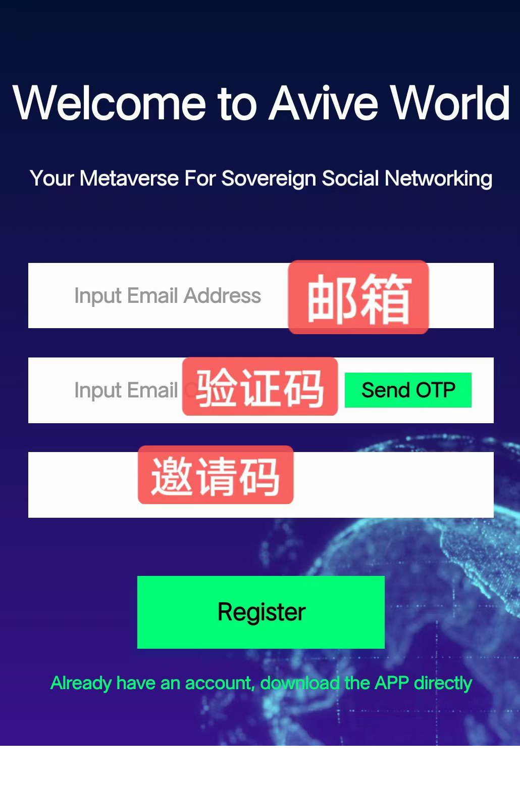 Avive World国外项目，CORE模式