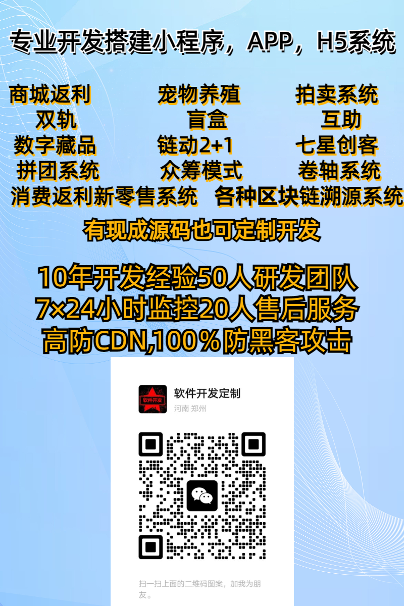专业开发小程序 dapp 竞拍系统 15年互联网系统开发经验