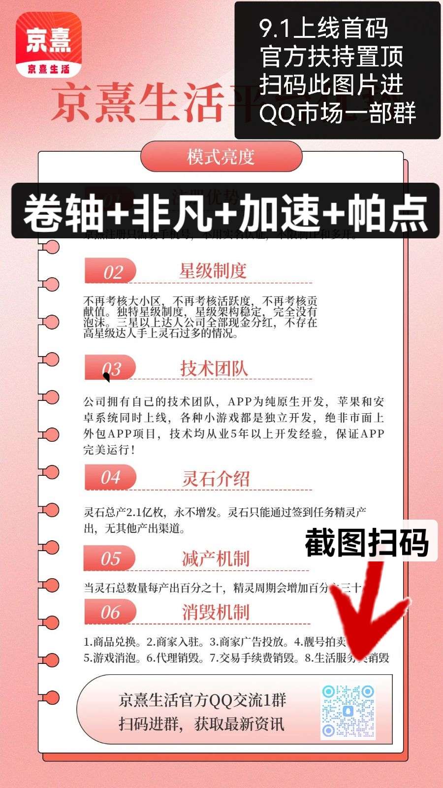 京熹生活市场总对接，9.1上线，招募核心领导人，**帕点提成置顶，全新攻略模式机制