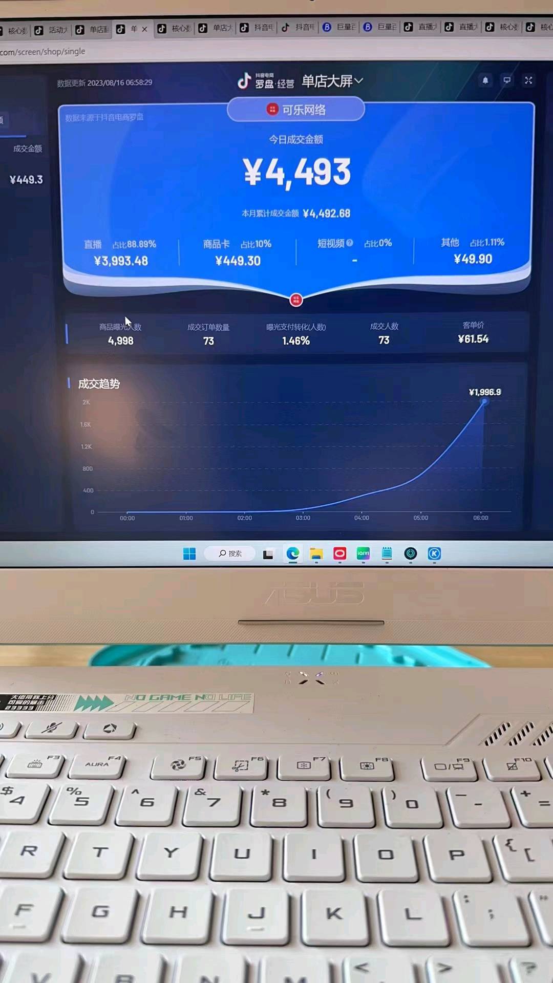  抖音无人直播带货 利润高 可轻松复制 线上线下都可以